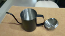 CLITON 304不锈钢手冲咖啡壶 旅行办公家用挂耳咖啡长嘴壶细口壶带盖 实拍图