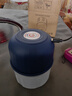 绞肉机小型打蒜器家用绞蒜切蒜器多功能辅食料理机电动蒜泥神器蒜蓉机自动切菜机压蒜器 宝蓝色- 0.26L （升级大电机） 实拍图