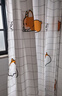 访客 浴帘 优质涤纶加厚免打孔浴室防水隔断帘 柯基款1.8-2米带挂环 实拍图