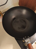 京严炒锅章丘款铁锅无涂层炒菜不粘锅家用精铁锅具燃气电磁炉用已开锅 【灶具通用】适合3-5人  赠盖铲  直径 32cm 百年工艺｜传统铁锅｜健康不沾 实拍图