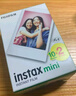 富士（FUJIFILM） instax 3英寸立拍立得相机mini迷你相纸 一次成像胶片胶卷 3寸双包+相册*3+冰箱贴相框【20张白边】 官方标配 实拍图