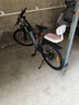 永久锂电池助力电动自行车禧玛诺变速超长续航山地车男女士双碟刹单车 F58摩天灰【助力续航约20-30KM】线碟 26英寸 实拍图