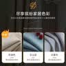 水星家纺窗帘遮光卧室高遮光布10A抗菌遮阳帘简易穿孔式1.8x2.5米1片蓝 实拍图