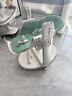 ADemain艾德蔓儿童餐椅婴儿餐椅多功能可折叠可推动宝宝新生儿餐椅 薄荷绿（升级版） 实拍图