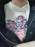 香影花朵刺绣白色毛衣女2025冬季新款宽松长袖含羊毛圆领针织上衣 白色 M 160/84A/95-110斤 晒单实拍图