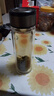 【京东物流配送】高硼硅双层玻璃杯大容量泡茶杯水杯子茶水分离杯 【双层加厚】茶杯350ml1只 实拍图