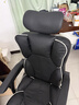 科幻猩电竞椅电脑游戏椅舒服久坐家用椅子办公椅可躺可升降椅座椅躺椅 超纤皮-黑色+头枕+脚踏+海绵坐垫-钢制脚 滑轨扶手 实拍图
