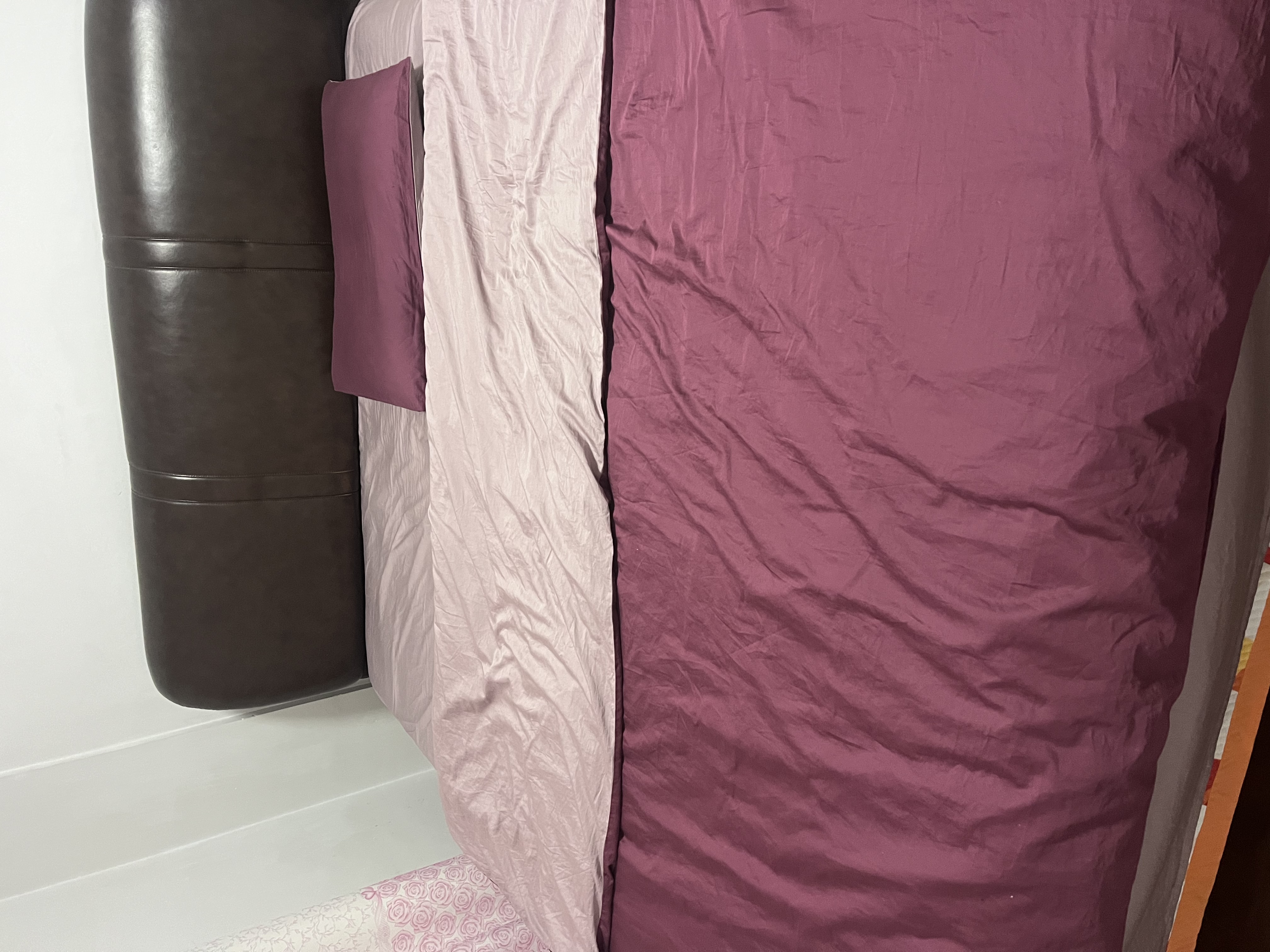 罗莱家纺 60支纯棉红色四件套全棉结婚婚庆四件套床单被套 200*230 实拍图