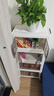 OES收纳柜储置物柜收纳箱带轮置简易零食柜衣柜子可折叠家用厨房柜子 【45面宽】折叠免安装/加粗加厚 四层【环保母婴材质/安全无味】 实拍图
