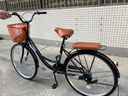 EG7自行车成人女士轻便单车通勤上班变速普通亲子复古男式 【基础款】单速-黑 26英寸【适合:155-175cm】 实拍图