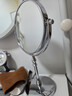 京东京造花漾系列高清双面台式化妆镜金属放大镜梳妆镜办公室寝室桌旋转 实拍图