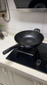 爱仕达（ASD）炒锅铸铁锅不锈无涂层平底家用铁锅炒菜锅34cm燃气电磁炉通用QB 实拍图
