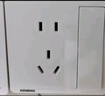 西门子（SIEMENS）开关插座面板 一开双控五孔带插座面板致典 雅白色5UB14343NC012P 实拍图