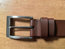 头层派（TOUCENGP）皮带男真皮针扣头层纯牛皮休闲腰带牛仔裤带百搭中青年礼物送男友 深咖啡宽3.8cm 下单备注长度 115cm 推荐体重150-165斤 实拍图