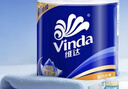 维达（Vinda）有芯卷纸 蓝色经典4层140克*10卷 厚韧 卫生纸厕纸 卷筒纸纸巾 实拍图