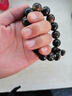 纳悟 西藏正宗血丝牦牛角手串 佛珠 念珠 男女士情侣单圈文玩饰品手串 带三通弟子珠 珠子直径16mm 实拍图