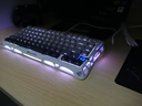 重力星球破茧75机械键盘电竞游戏无线有线蓝牙三模gasket客制化侧刻键盘 GS K1 渐变白 实拍图