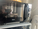 美的（Midea）微波炉经典升级款M2A 家用小型20升平板式易清洁快捷双旋钮高效速热杀菌除味 实拍图