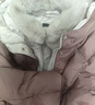 珂莱蒂尔冬季新年红白鹅绒御寒保暖长款羽绒服外套女骐骥红 淡玫红 XL 实拍图