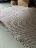 锦品 日式全棉布艺地毯防滑可机洗无胶无甲醛客厅卧室床边毯榻榻米毯 时光米色 120x210cm(属于定制不退换) 实拍图