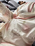 【买1送1】月子服春夏季薄款产后孕妇套装秋产妇可哺乳睡衣家居服 #288蓝天鹅和服【单套】 M 码【建议80-100斤】 实拍图
