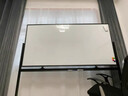 得力高端系列支架式一键翻转白板150*90cmH型架可移动白板双面磁性家用教学办公会议黑板白板50106 实拍图