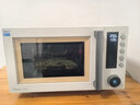 美的（Midea）空气炸微波炉烤箱一体机复古奶油风高颜值无油低脂大功率APP智能变频不锈钢内胆25L（PC23F5W） 实拍图