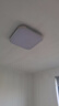 灵翔之光  LED客厅灯 吸顶灯 卧室灯 灯具照明 方灯 客卧套餐组合 50*50cm白光48W（12-18平） 银色边框 实拍图