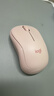 罗技（Logitech）M221轻音鼠标 无线鼠标 办公鼠标 对称鼠标 带无线微型接收器 茱萸粉 实拍图