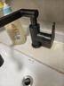 四季沐歌面盆水龙头系列万向360°旋转机械臂枪灰冷热卫生间洗脸盆龙头 实拍图