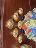 铜师傅《真金鎏镀实心铜元宝》客厅 桌面 铜摆件家居装饰摆件 新年礼物 真金鎏镀实心铜元宝中号6个套装 实拍图