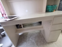 立太（LEADTEK）实木书桌学习桌电脑桌书柜书架一体家用小户型转角桌学生写字桌子 【甄选加厚实木】120cm暖白色 实拍图