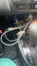 车载伸缩弹簧65W充电线四合一数据线适用华为苹果16iPhone快充线 一拖三超级快充(白色)-1条装 实拍图