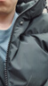 京东京造羽绒服男鸭绒加厚防寒工装面包服防泼水冬季外套短款 黑色 L 实拍图