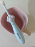 舒客宝贝儿童牙刷含氟刷丝防蛀细软刷毛护龈小刷头乳牙猫爪牙刷2-5岁1支装 实拍图