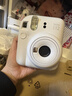 富士（FUJIFILM）instax  mini12 一次成像 立拍立得相机 mini12 茉莉白 官方标配（无相纸及周边配件） 实拍图