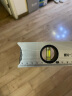LSNUO强磁水平尺高精度磁吸水平仪小型平衡尺桌面墙面找平铝合金水平尺 专业级【强力8磁条】水平尺400mm 实拍图