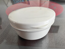 爱染日本进口香皂盒肥皂盒便携旅游创意时尚浴室可沥水防瓷带盖防漏水 圆形 实拍图