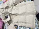 鸭鸭（YAYA）羽绒服女2025最新款冬季小个子显瘦蓄热加厚保暖云感泡芙韩版外套 米色 L (建议125-140斤) 实拍图