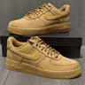 耐克（NIKE）官方男女鞋 AIR FORCE AF1  空军一号平底板鞋百搭运动休闲鞋 CJ9179-200 亚麻/麦黄【抓地耐穿】 42 实拍图