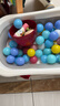 BG-BABYGO海洋球婴儿玩具波波球可啃咬儿童室内游戏彩色球升级7cm尺寸50个 实拍图
