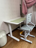 爱果乐学习桌儿童书桌电脑桌写字桌实木书桌升降桌学习桌子中学生大白桌 【0.8m】艺术家8 实拍图