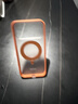 绿联【360°旋转支架|原机橙】适用iPhone17ProMax手机壳磁吸支架苹果17ProMax保护套气囊防摔磨砂抗污 实拍图