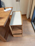 源氏木语实木沙发边柜岩板侧边几北欧小户型客厅角几可移动窄边桌 实拍图