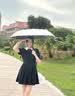 AILUKI日本雨伞遮阳女生小巧便携胶囊雨伞防晒伞女士防紫外线晴雨两用 浅粉色8骨加厚黑胶【赠送胶囊壳】 实拍图