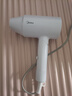 美的（Midea）八千万蓝光负离子护发电吹风 折叠便携吹风机 大功率快干家用吹风筒FZ101(LN)1800W 节日/生日礼物 实拍图