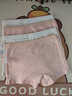 北极绒4条装儿童内裤女童发育期纯棉女孩学生10A抑菌平角短裤宝宝中大童 实拍图