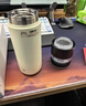 京东京造保温杯【茶水分离】男女大容量316L不锈钢泡茶水杯子雅致白500ml 实拍图