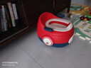 日康（rikang）儿童马桶 宝宝坐便器便盆加高前挡 PU软垫三合一功能 红色X2004-9 实拍图