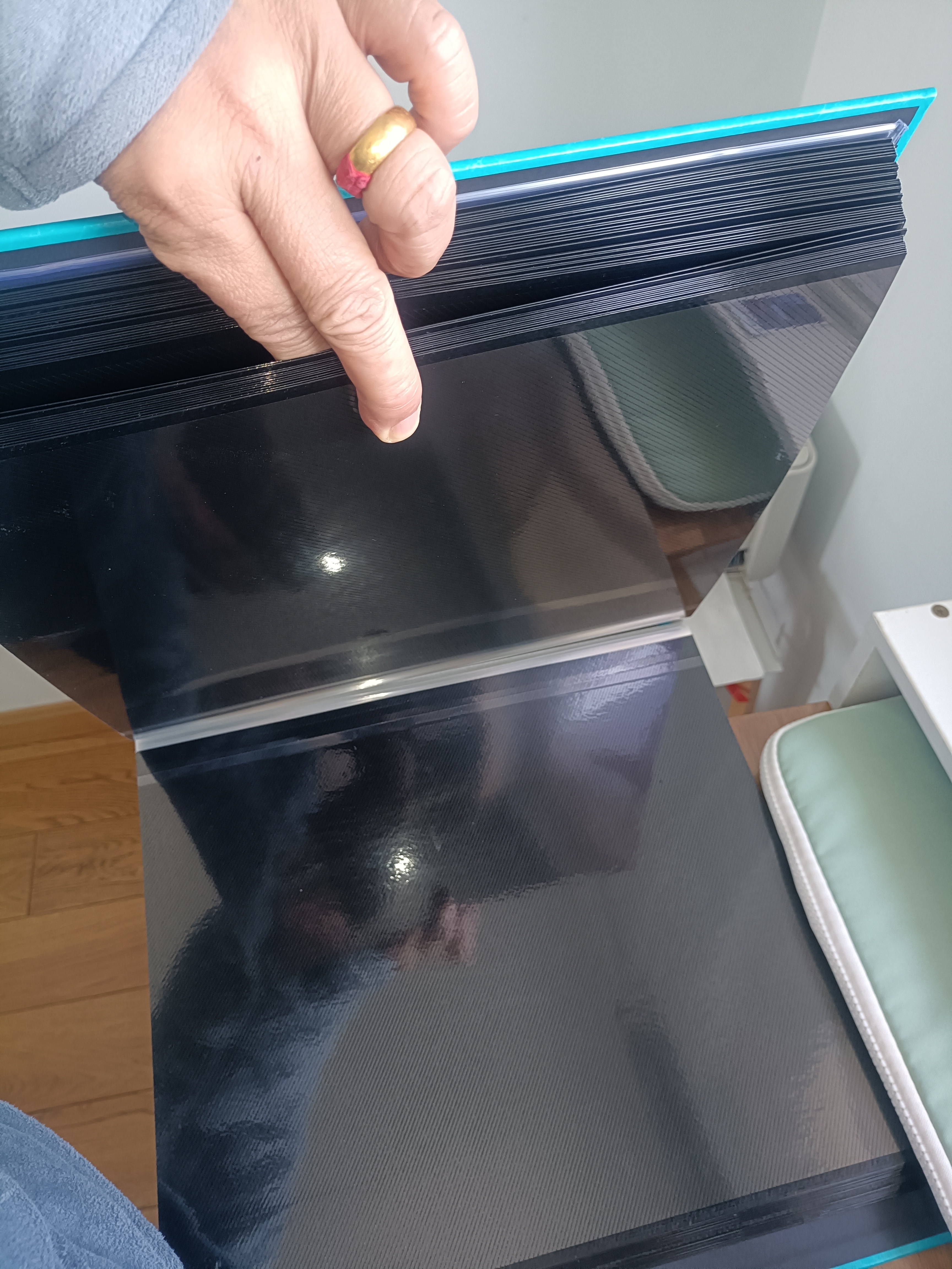 时光的故事 相册本纪念册diy手工家庭大容量粘贴式覆膜情侣宝宝自粘式影集 我的公主 60张(120面)黑页 实拍图